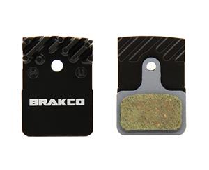 Brakco Organic Disc Pads With Heat-dissipation Fin For Shimano Ultegra BR-RS805/BR-RS505