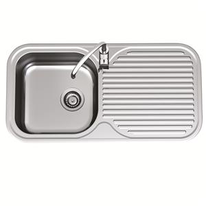 Clark 930mm Advance Single End Bowl Sink LH 1TH