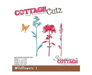 CottageCutz Die Wildflowers 1 0.8 To 3.2