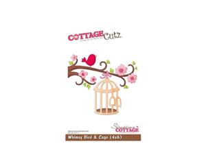 CottageCutz Dies - Whimsy Bird & Cage