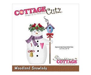 Cottagecutz Die Woodland Snowlady