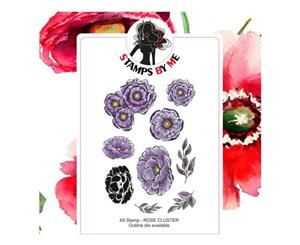 Creative Expressions - Stamps By Me Rose Cluster A5 Set 9 Stamps