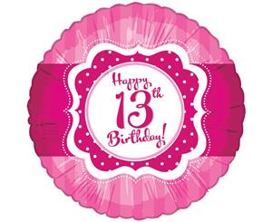 Creative Party Perfectly Pink Happy 13Th Birthday Foil Balloon (Pink) - SG9301