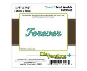 Die-Versions Sweet Wordlets Die Forever 1.75In. X.4375In.