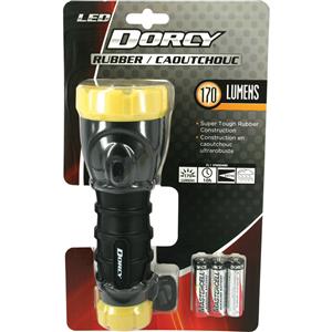 Dorcy LED Rubber Grip Torch 3xAA