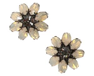 Elizabeth Cole Rhinestone Earring - Ivory