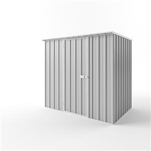 EnduraShed 2.25 x 1.5 x 2.12m Tall Flat Roof Garden Shed - Zincalume