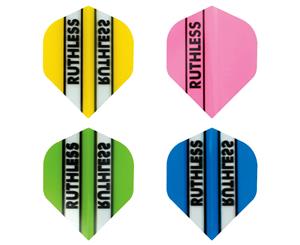 FORMULA Ruthless Plain Standard Dart Board Darts Flights 4 Sets