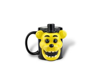 Five Nights At Freddy Golden Freddy Fazbear Mug| 3D Ceramic Mug | 16 Ounces