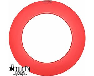 Formula Sports - 1 Piece Dartboard Surround - Black Red - Red