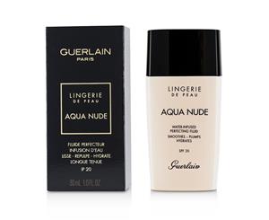 Guerlain Lingerie De Peau Aqua Nude Foundation SPF 20 # 00N Porcelain 30ml/1oz