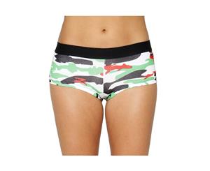 Her Undees Sports Boxer Camo Green & Red