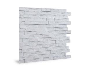 Innovera Ledge Stone 3D Wall Panel White 60 x 60 cm (6)