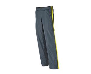 James And Nicholson Womens/Ladies Sports Pants (Iron Grey/Lemon) - FU615