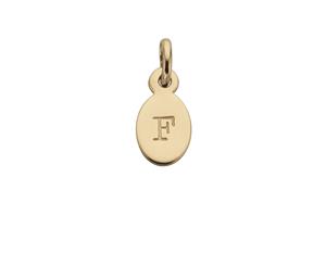 Kirstin Ash Initial Charm w/ 18K Gold Vermeil - F