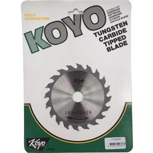 Koyo 125mm 20T 20mm Bore Circular Saw Blade For Timber Cutting