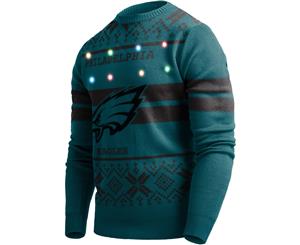 LED Light Up XMAS Knit Pullover - NFL Philadelphia Eagles - Multi