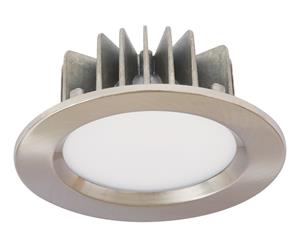 LEDlux Vivid Brushed Chrome Dimmable Downlight in Cool White