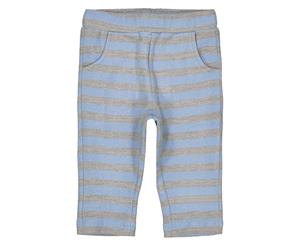 La Redoute Collections Boys Striped Trousers 1 Month-3 Years - Blue + Grey