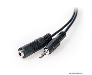 Laser 3m 3.5mm Stereo Audio Extension Cable Male to Female