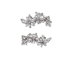 Lovisa Multi Flower Diamante Clips