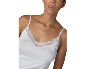 Mey Women 45109 Luise Modal Spaghetti Vest Top - White