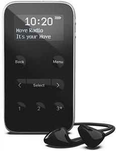 Move R3 Lightweight Personal Stereo DAB+/FM Radio - Black