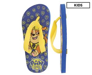 Paw Patrol Boys' Thongs - Blue/Yellow