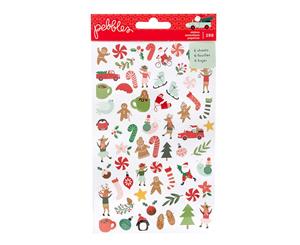 Pebbles - Merry Little Christmas Collection - Mini Sticker Book