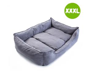 Pet Dog Cat Sofa Couch Cushion Bed HUSK XXXL GREY