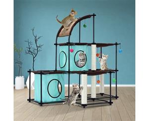 Petscene Cat Tree Condo Cat Furniture Claw Mega Kit with Scratching Post