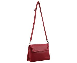 Pierre Cardin Italian Leather Cross Body Bag/Clutch (PC2844) - Red