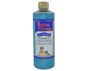 Pooches n Cream Glowsilk Shampoo Concentrate Skin Coat Care Dog 500ml (E9134)