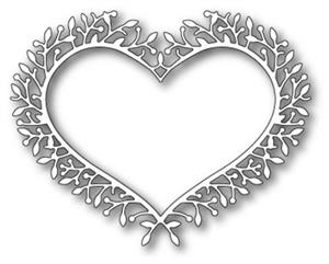 Poppystamps Die Woodland Heart Frame 1122