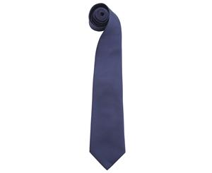 Premier Mens Fashion Colours Work Clip On Tie (Pack Of 2) (Navy) - RW6938