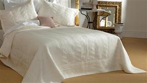 Prudence Cream King Bedspread