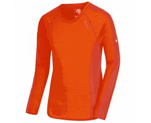 Regatta Great Outdoors Mens Beru Base Layer Shirt (Blaze/Seal Grey) - RG2861