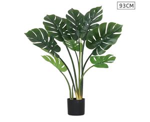 SOGA 93cm Artificial Indoor Potted Turtle Back Fake Decoration Tree Flower Pot Plant