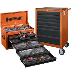 Sidchrome Orange 262 Piece Metric/AF Tool Kit