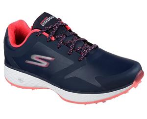 Skechers W Go Golf Eagle Pro Golf Shoes - Navy/Pink - Ladies Synthetic