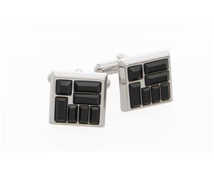 Stefano Cufflinks Black