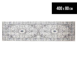 Tapestry Contemporary Easy Care Marrakesh 400x80cm Rug - Bone