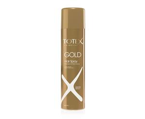 Totex Cosmetic Hair Spray Gold 400 ml