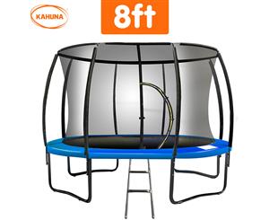 Trampoline 8 ft Kahuna Round Outdoor - Blue