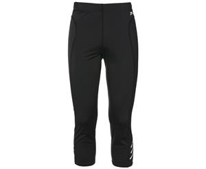 Trespass Mens Strike 3/4 Length Running Tights/Leggings (Black) - TP2087