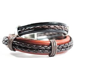 URBANBOGAN Dapper D3 Leather Bracelet Set