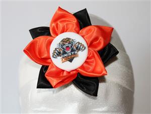 Wests Tigers NRL Infants Headband Baby Rosette Flower Head Band