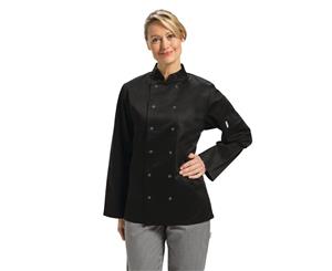 Whites Vegas Chefs Jacket Long Sleeve Black XXL