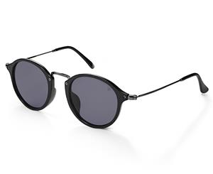 Winstonne Women's Seymour Round Sunglasses - Black