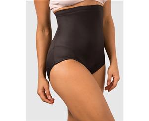 Women's Miraclesuit Shapewear Adjustable Fit Hi Waist Brief - Black